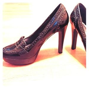 Black Lulu Townsend High Heels Retro Style